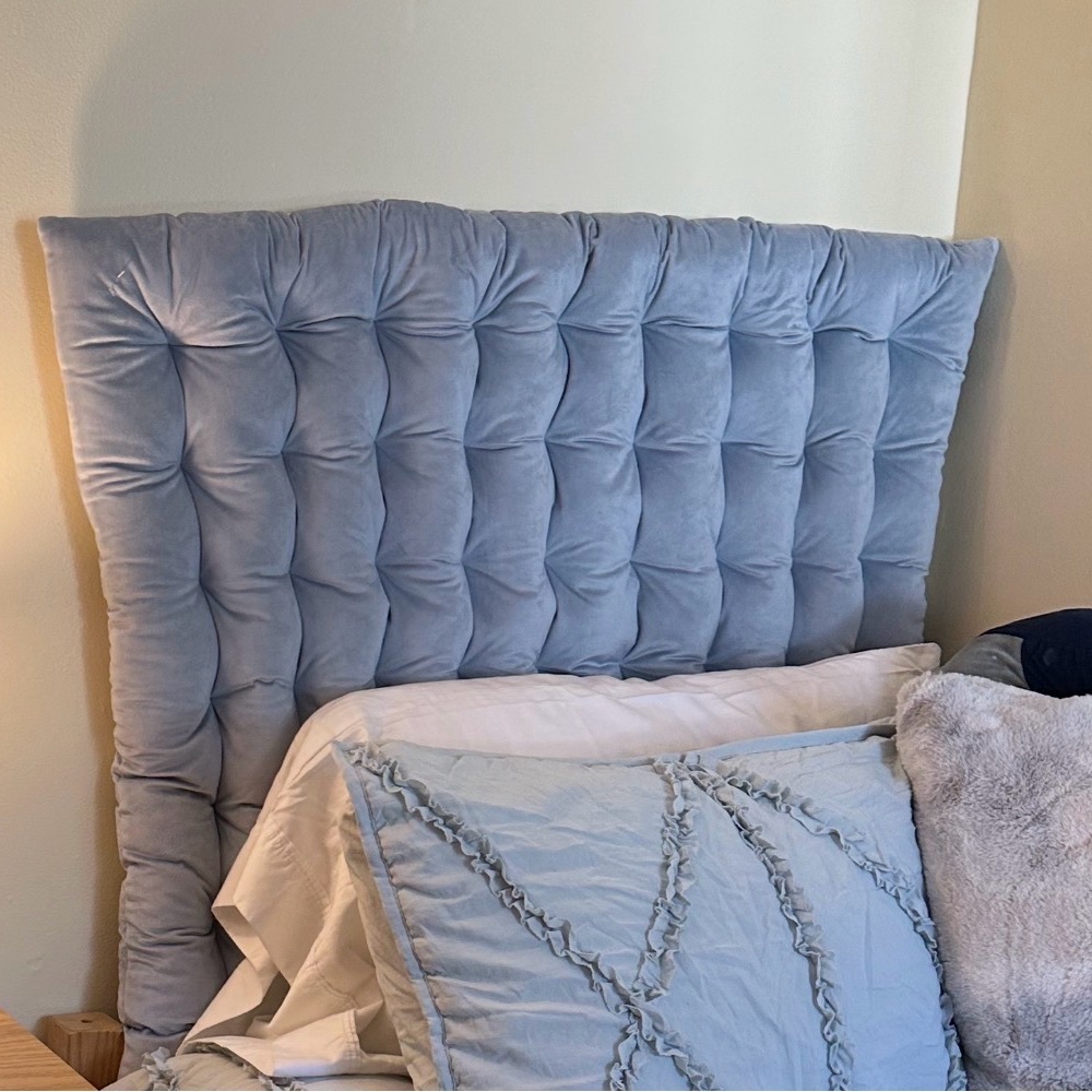 Dormify Sky Blue Tufted Headboard